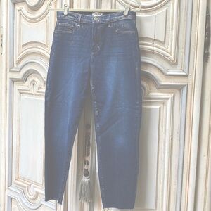 L’agence coated glitter jean